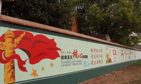 毕节墙体广告之彩绘