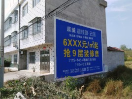 毕节墙体广告质量分析