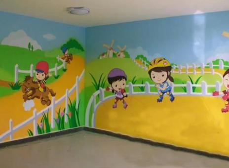 毕节幼儿园墙体彩绘制作流程及注意事项